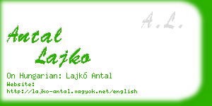 antal lajko business card